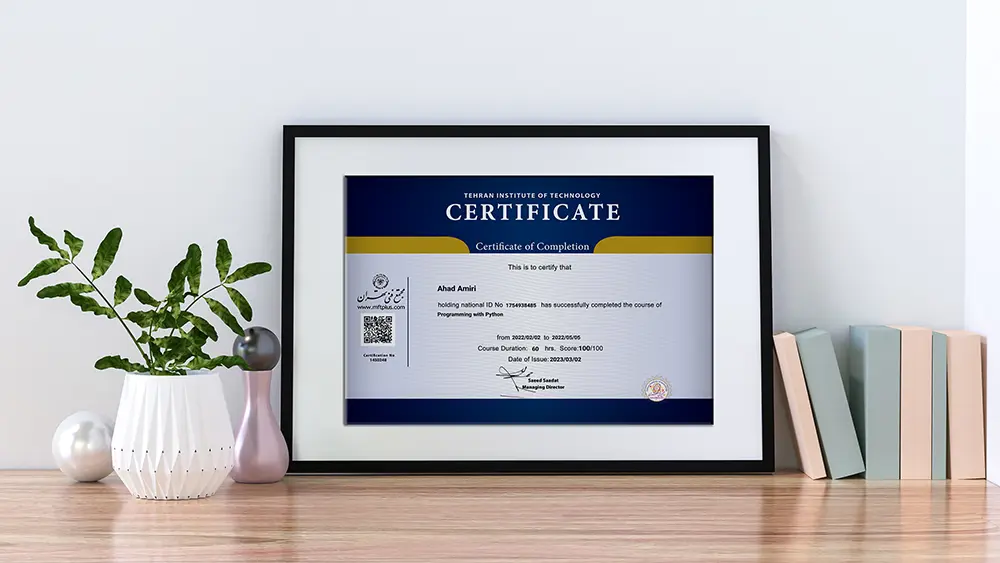 Certificate Mockup